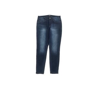 Royalty For Me Skinny Jeans Womens 12 Dark Wash Stretch Denim Embroidered Pocket